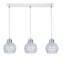 Závesná lampa s previsom CHROME Crystals and Diamonds e27