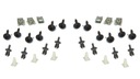KLIPY NA OBBLOK BMW 3 E46 5 E39 E60 E61 7 E65 E66