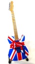 Mini gitara - Rolling Stones - Richards - mierka 1:4