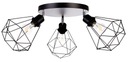 STROPNÉ ZÁVESNÉ LAMPY, BRILANTNÝ LOFT DRÔTENÝ LUSTER