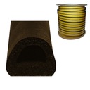 Samolepiace tesnenie SD-55 HNEDÁ 14x12 mm 40 m