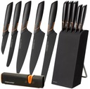 Sada 5 nožov v bloku EDGE FISKARS S ČEPEĽMI 1003099