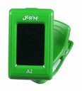 Gitarová ladička Jeremi A2 Clip-On GREEN RUN