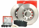 TRW ZADNÉ KOTÚČE + DESTIČKY PRE AUDI A4 B6 B7 EXEO 245MM