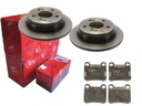 TRW ZADNÉ KOTOUČE, DESTIČKY, MERCEDES C W202, 258MM