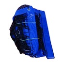 Vnútorná volejbalová sieť z PVC modrej farby