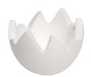 SHELL polystyrénový tvar, priemer 9,5 cm, výška 7 cm