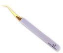 ProjectLashes SUGAR kliešte na mihalnice 45° Gold