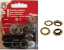 Ligové stehy s tlačou 18 x 8 x 6 mm staré zlato