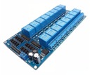 16x ŠESTNÁSŤKANÁLOVÝ RELÉOVÝ MODUL 5V 10A AVR ARM ARDUINO