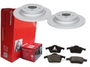 BREMBO ZADNÉ DISKY, DESTIČKY, VOLVO S60 S80 V70 I II
