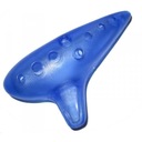 Rozsah Ocarina C dur plastová modrá 15 cm