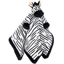 TEDDYKOMPANIET Plyšová deka Zebra