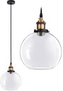 LOFT PRIEMYSELNÉ SKLENÉ ZÁSADNÉ LAMPY, VERTO FARBY