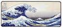 Veľká XXL podložka pod myš pod klávesnicu BIG WAVE 80x30 cm