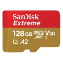 Pamäťová karta SanDisk Extreme microSD 128GB V30 A2