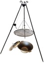 TRIPOVÝ HRUBÝ ZÁHRADNÝ GRIL, INOX GRIL A KAULDINY