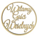 Okrúhla doska na privítanie svadobných hostí 36 cm (1167)