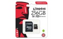 Kingston microSD Class 10 256GB karta + adaptér