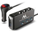 ĽAHŠÍ DISTRIBÚTOR 4xUSB RÝCHLO NABÍJANIE NAPÁJANIA MACLEAN MCE218