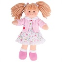BIGJIGS: Maková plyšová bábika 28cm BJD005