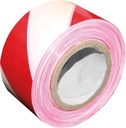 Výstražná páska, biela a červená, UV odolná 100m