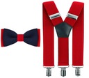 Pánska súprava MUCH HARNESS SET, ČERVENÁ, 100 FARIEB