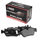Brzdové platničky DACO FRONT BMW radu 1 3 E90 E87