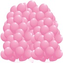 Pastelové BALÓNY SVADOBNÉ NARODENINY 100 ks 32cm Ruž