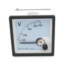 Panelový voltmeter Analógový merač 500VAC CP72