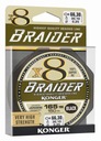 KONGER BRAIDER X8 BLACK BRIDGE 0,12mm 150m