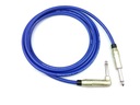 Kytarový kábel KLOTZ Angled Jack - modrý 1 m