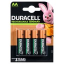Batérie Duracell AA 1300 mAh 4 ks.