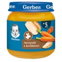 Gerber Zelenina s králičím obedom pre deti 125g