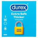 DUREX EXTRA SAFE kondómy, 3 ks