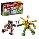 LEGO NINJAGO 71781 ROBOTY ZELENÝ MECH ZLATÝ NINJA