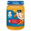 Gerber večera Kytica zeleniny s teľacím mäsom a knedľou pre dojčatá 190 g