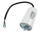 ŠTARTOVACÍ KONDENZÁTOR MOTORA 20uF 450V KÁBLE MIFLEX POL.