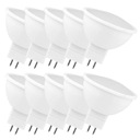 10 x LED žiarovka 2835 SMD MR16 12V 4W=35W tepl.