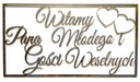 Doska Vitajte u hostí ženícha Wes. zrkadlo 49 cm