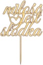 LÁSKA JE SLADKÁ svadobná torta SVADBA 03