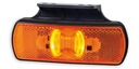 ORANŽOVÁ BOČNÁ LED obrysová lampa