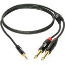 Klotz KY5-150 1,5 m PRO mini J 3,5 mm-2 x J 6,35 mm