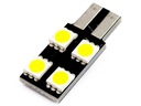 Bočná LED žiarovka CAN BUS W5W T10 4 SMD CANBUS