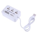 HUB splitter Čítačka kariet 3x USB 2.0 SD MicroSD