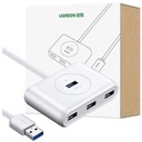 UZELENÝ MULTIFUNKČNÝ USB HUB – 4 X USB 3.0 1M BIELY