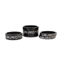 Burgtec Stem Spacers 1 1/8 čierne podložky pre predstavce