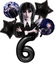 SADA BALÓNOV BALÓNOV STREDA ADDAMS NARODENINY 6 ks