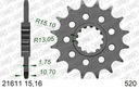 PREDNÉ OZNAČENIE AFAM #520 15 ZUB YAMAHA MT 07 A-U