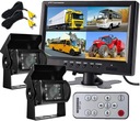 PARKOVACÍ SET 2x Cúvacia kamera + LCD monitor 9